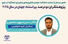 پـژوهـشگـران دو درصـد  پـراستنـاد جهـان در سال 2025